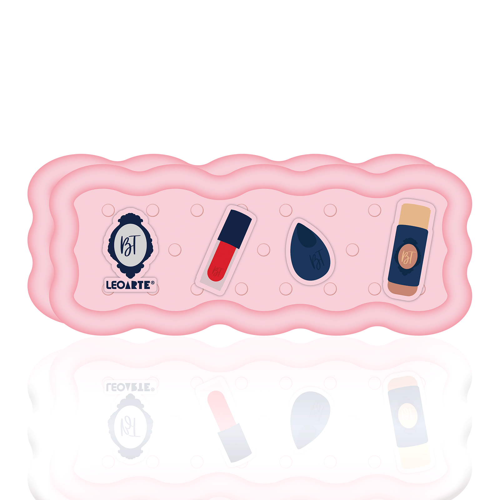 Estojo de Silicone com Pins Bruna Tavares